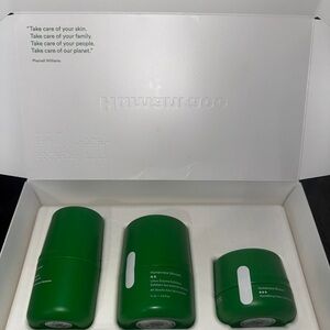 Green Skincare Cleanser & Exfoliant Set